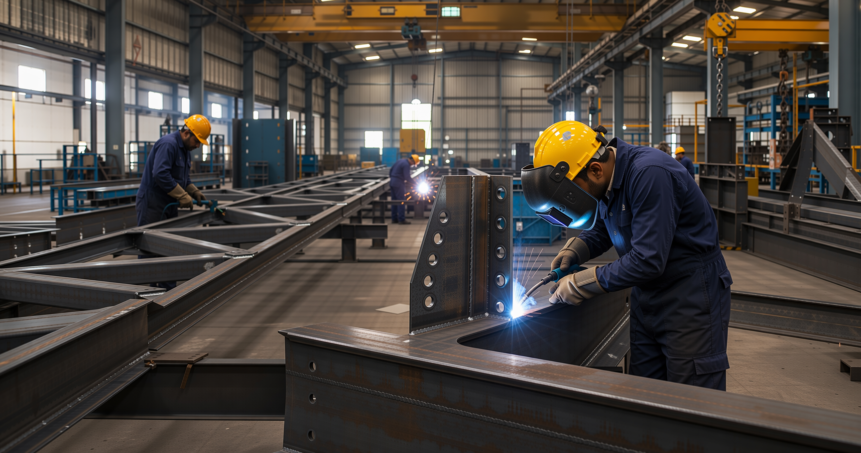 Steel fabrication work